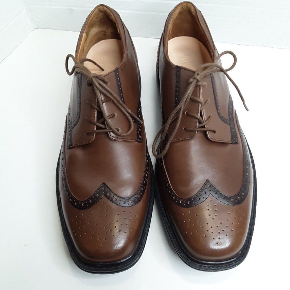 Dr. Comfort Wing Oxford Men's Lightweight Leather Shoes size 12W
